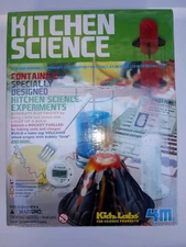 KidzLabs Kitchen Science Experiment Kit Volcano Rocket Electricity NEW
