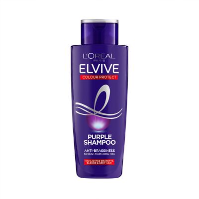 L'Oreal Paris Elvive Colour Protect Anti-Brassiness Purple Shampoo 200ml