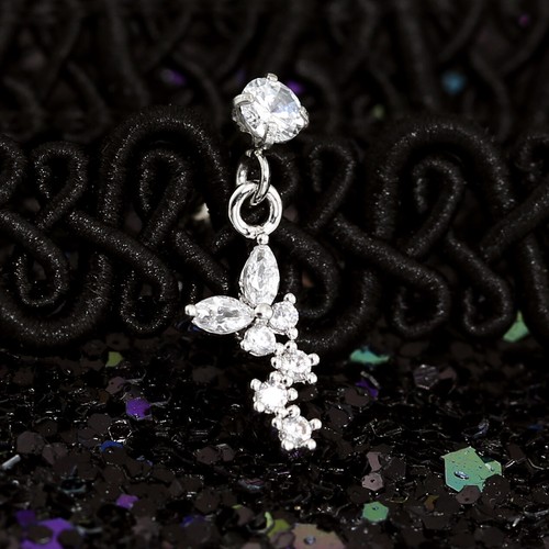 Gem Crystal Ear Cartilage Helix Ring Bar Stud Ear Cuff Climber Piercing Earring - Picture 143 of 268