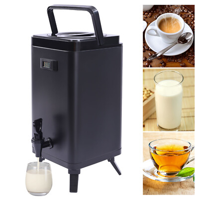 12L Insulated Beverage Dispenser Hot &Cold Drink Dispenser Stainless Steel