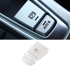 For Bmw X5 X6 F15 F16 14-18 Silver Aluminum Handbrake E-brake Handle Cover Trim For Bmw X5 X6 F15 F16 14-18 Silver Aluminum Handbrake E-brake Handle Cover Trim