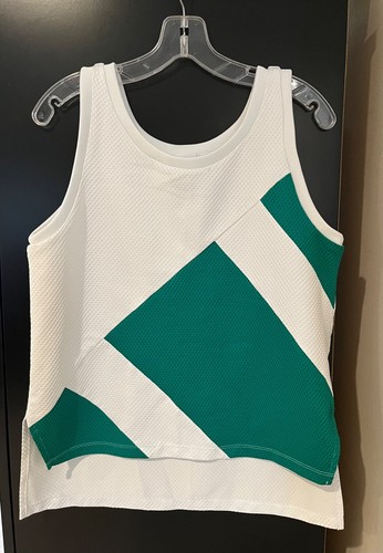 NWOT ADIDAS EQT 3 Stripe Green Sleeveless Top/Tank - Size Medium - CUTE! - 第 9/10 張圖片