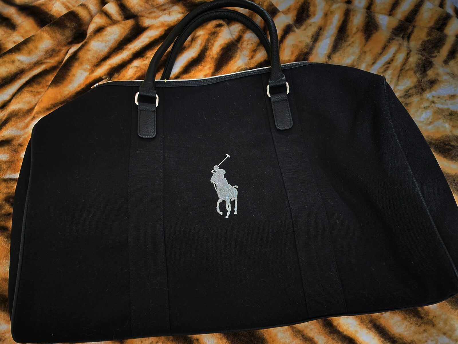 RALPH LAUREN FRAGRANCES Big Pony The Polo Borsone Borsone Borsone da Viaggio NERO