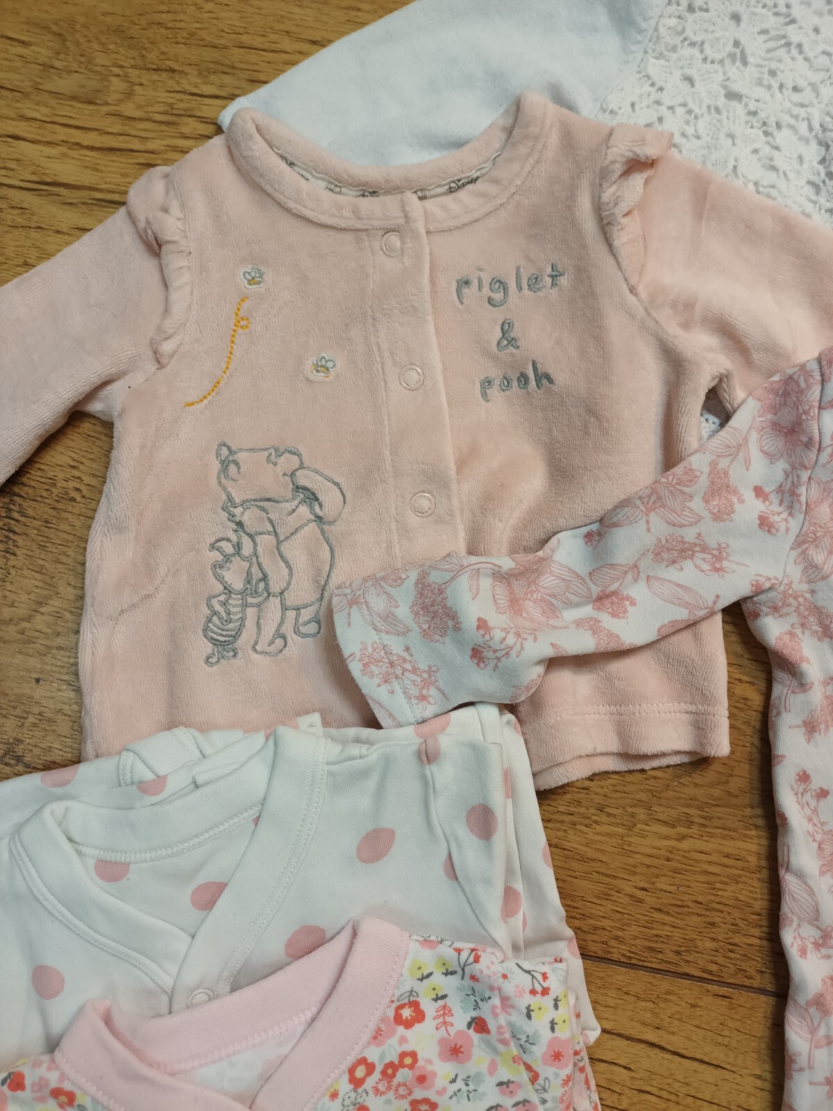 Baby girl 03 Months outfit bundle, babygrows, vests, knitted set eBay