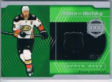 2022-23 UPPER DECK SP GAME USED A PIECE OF HISTORY JERSEY RYAN GETZLAF 48/99