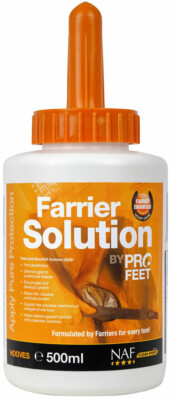 NAF Five Star ProFeet Hufschmiedlösung fördert das Wachstum gesundes Horn 500ml