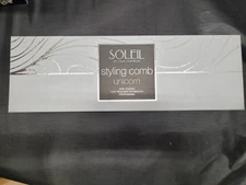 Soleil Styling Comb Unicorn Dual Voltage Heat Resistant Technology Professional 