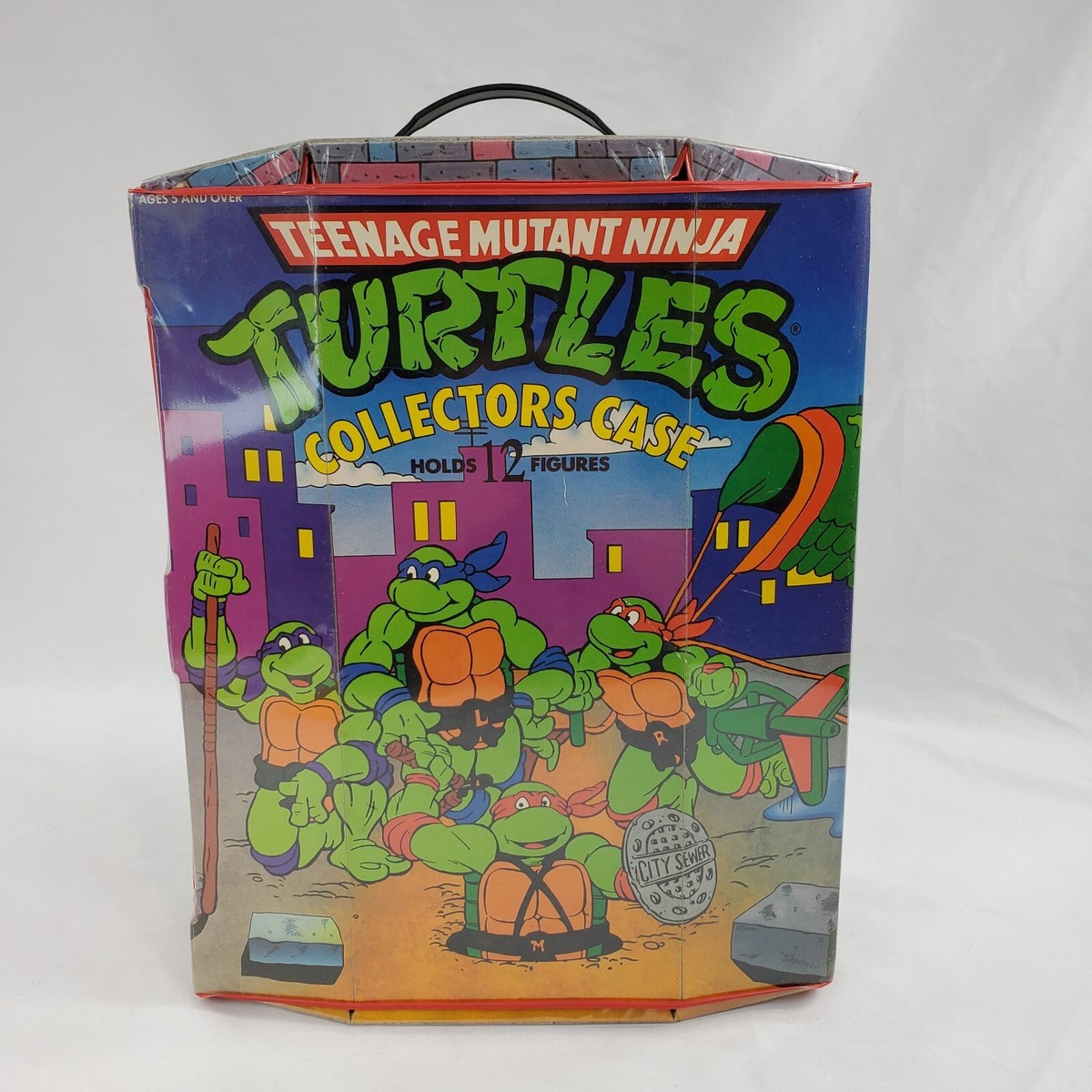 Teenage Mutant Ninja Turtles Collector's Case 1991 w Both Trays