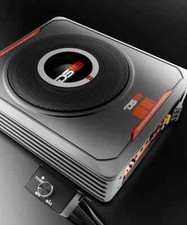 DS18 8" Amplificado Coche Subwoofer Caja Amplificador Alimentado Delgado Delgado Sub SQBASS