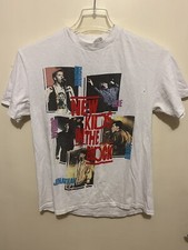Vintage 1989 New Kids On The Block NKOTB T Shirt Hangin Tough Tour Large White