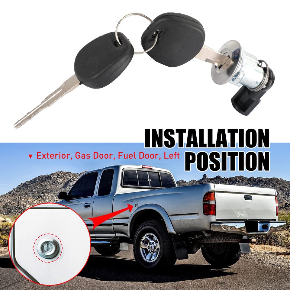 Fuel Door Cylinder Lock Cylinder Keys Set Fits Kit For 19952004 Toyota