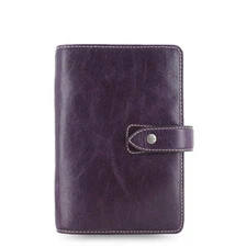 Filofax Personal Size Malden Organiser Planner Diary Purple Leather 025850 Gift