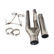 Dual Exhaust Muffler Pipe Kit 09-19 Dodge Ram 1500 Hemi 5.7L Pickup Truck Rebel