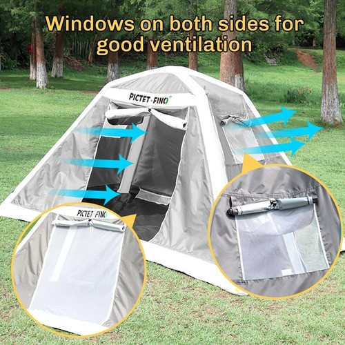 PICTET FINO 2-3 Persons Backpacking Tent Camping Outdoor Folding Inflatable Tent - Picture 6 of 13