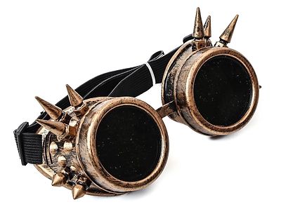 Vintage Aviator Motorcycle Goggles Steampunk Vintage Pilot Goggles - Antique Copper Color, Clear Lens, Motorcycle Style Vintage Flying Goggles - Foto 12