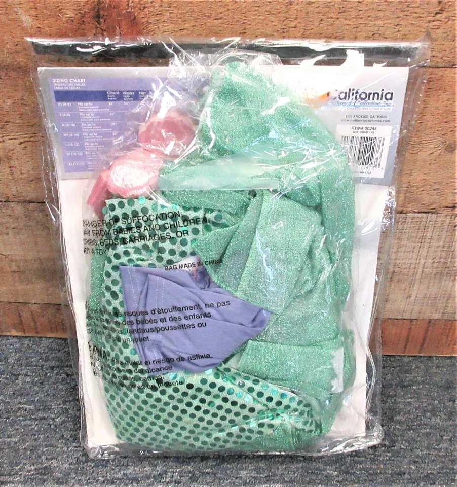 California Costumes Pretty Little Mermaid Girl's Child Costume Size XS 4-6 - Image 3 of 4