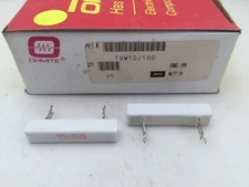 (5 pcs) TVW10J100 Ohmite, 10 Watt 100 Ohm 5%, Ceramic Housed Power Resistor