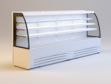 Gastro Wandkühlregal Kühlregal Kühlverkaufregal 3180x660x1440mm 1000l Schiebetür