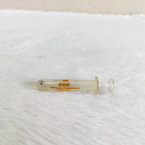Vintage TCP Hypodermic Hard Glass Syringe Original Cardboard Box Medical G129 - 第 3/10 張圖片