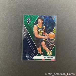 2023-24 Panini Phoenix Ben Sheppard Rookie Green Lazer #253 Indiana Pacers /175
