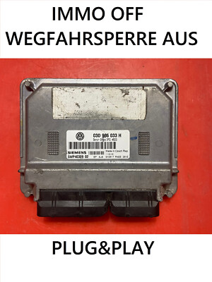 IMMO OFF / Plug&Play VW Polo FOX 1.2 BMD ECU 03D906033H - 5WP40309  /FastCourier