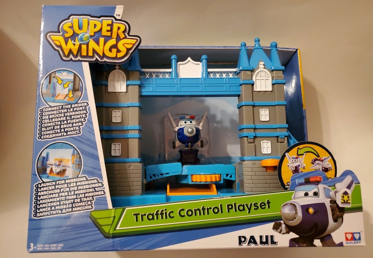 Super Wings Traffic Control Playset Featuring Paul UK