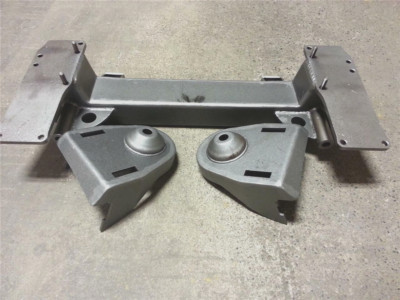 1949 1950 Chevy Car Street Rod Weld in IFS Front End Mustang II 2 Upper Hats Set