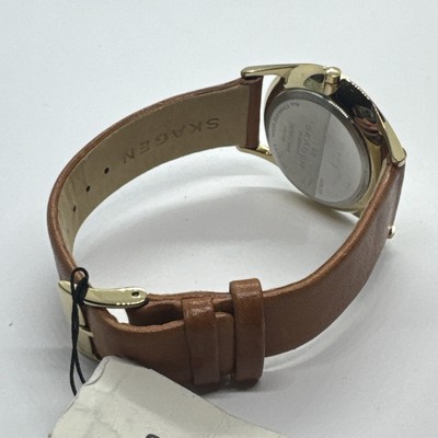 Skagen Holst SKW2344 Women\'s Brown Leather Analog Dial Quartz Wrist Watch AEA313 Skagen Holst SKW2344 Women main image 3