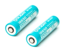 OLIGHT 18650 Battery 3500mAh for Warrior Mini & Baton (Pack of 2)