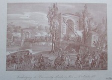 KAMPFHANDLUNGEN IM BEREICH DES DONAUKANALES AM 24 OKT Revolution 1848 Faksimile