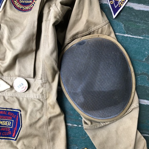 1950s Vintage Army Twill Imperial Skeet Shooting Competition Jacket 10-X - Picture 5 of 9
