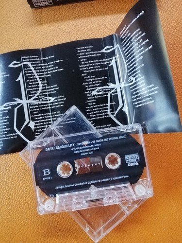 DARK TRANQUILLITY / SKYDANCER + OF CHAOS AND ETERNAL 2 CASSETTE THAILAND EDT - Picture 4 of 7