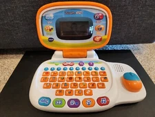 Vtech Tote & Go Laptop Orange Computer Kids Learning #1554 *Tested*
