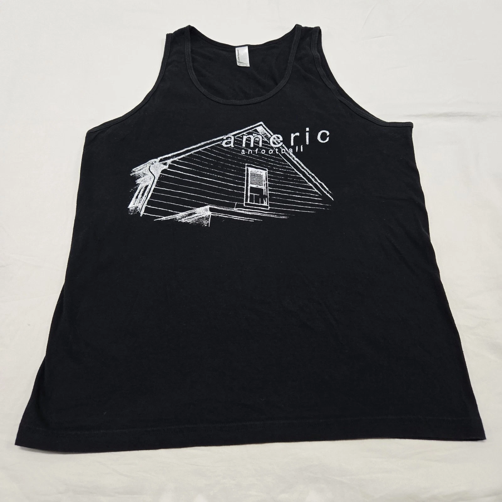 Size MEDIUM American Football Stay Home Tank Top Black Band Album Graphic
Opens in a new window or t