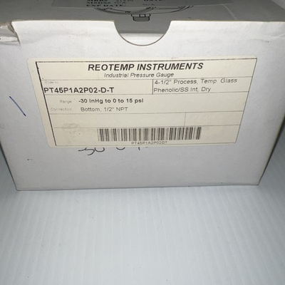 #ad REOTEMP Instrument PT45P1A2P02 D T 0 15 Psi Lot Off 2 $100.00