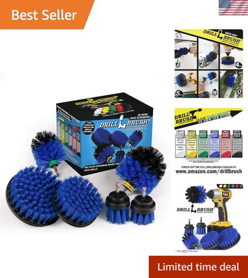 #ad #ad 5 Piece Professional Pool Cleaning Kit with Drill Brush Attachment for Spotle... $90.97