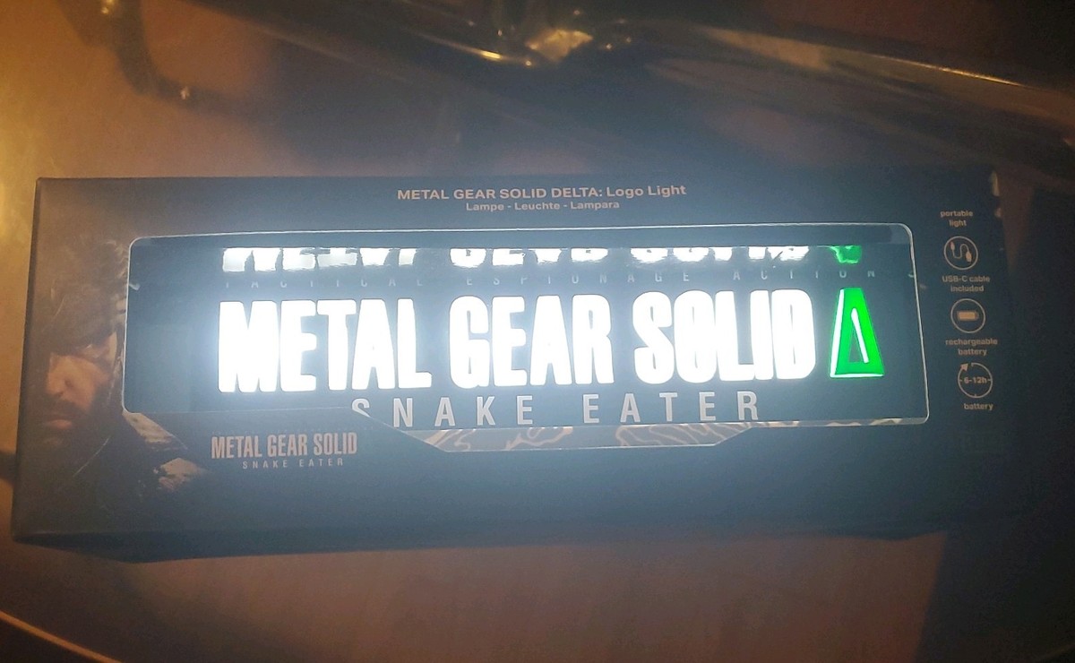 METAL GEAR SOLID DELTA: logo light. collection light. | eBay