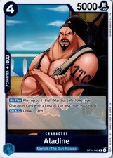 Aladine OP14-043 Rare The Azure Sea's Seven One Piece Foil NM