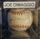 Joe DiMaggio Autographed Baseball Ball PSA/DNA