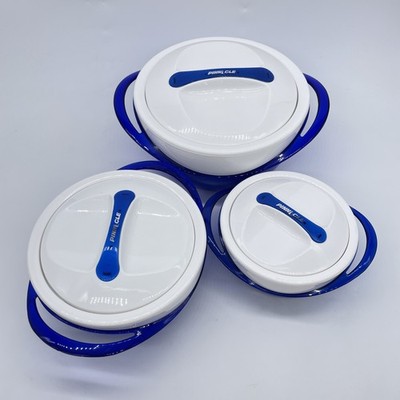 Pinnacle Thermoware, 3 Stück Set Auflaufform   große Suppen- und Salatschüssel S