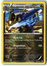 2012 Garchomp 90/124 Reverse Holo Rare Dragons Exalted Pokemon NM Front/LP Back