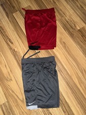 Nike Boy's Medium M Shorts Lot Dri-fit Red Black Gray