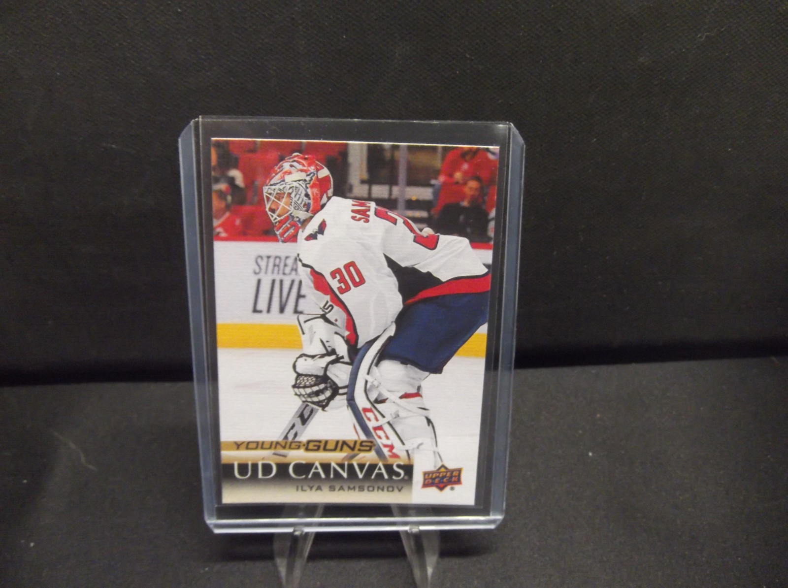 2018-19 Upper Deck  UD Canvas Young Guns RC #C227 ILYA SAMSONOV CAPITALS