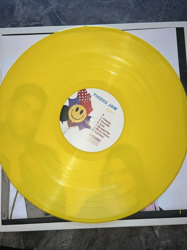 Tigers Jaw Spin 12 Inch LP Vinyl Autographed Signed Record - Изображение 4 из 4