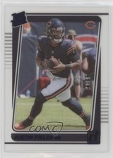 2021 Panini Clearly Donruss Rated Rookie Blue 81/99 Justin Fields #53 19jf