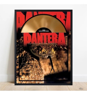 PANTERA The Great Southern Trendkill 13''x17'' GOLD RECORD and Cover Display Repro