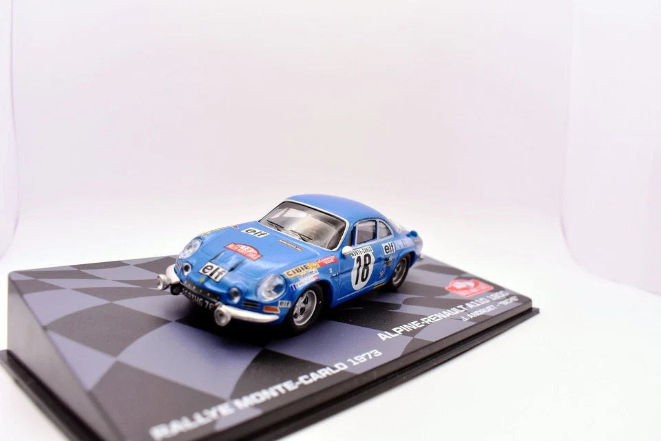 modellino auto rally scala 1:43 alpine renault A 110 collezione modellismo car - Immagine 3 di 4