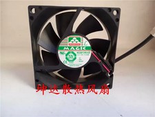1PCS MAGIC MGA8012HB-A25 8025 12V 0.24A 8CM 2-wire Case Cooling Fan