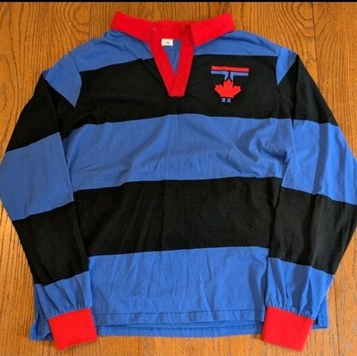 Toronto Blue Jays TD Bank Promo Rugby Shirt Long Sleeve Mens [XL] SGA