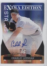2011 Donruss Elite Extra Edition Prospects 6/50 Charlie Leesman #167 Auto 7p8